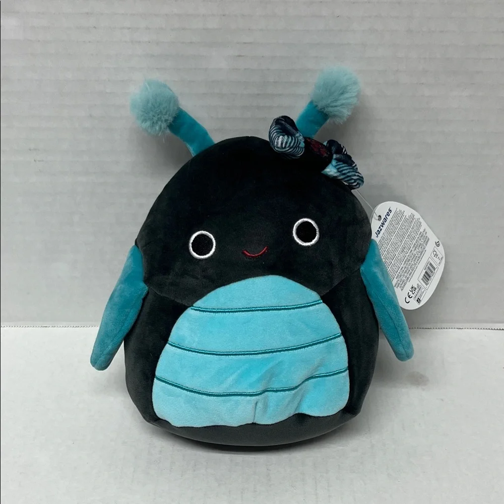 Squishmallows Celie goth grasshopper Plush 7” NWT FTM | cozy soft kawaii